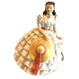 Avon Images Of Hollywood Scarlett O'Hara Gone With The Wind Figurine 4.5” 1983